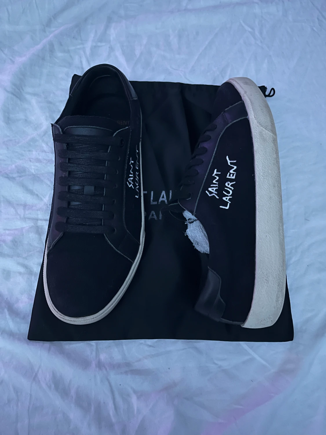 Svarta Saint Laurent sneakers - 2