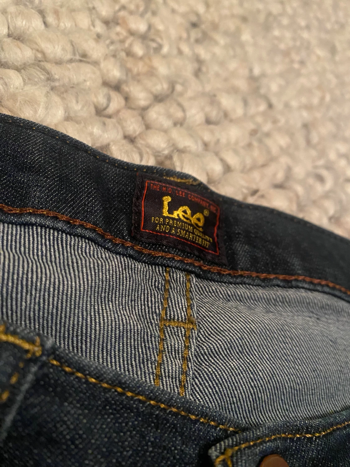 Mörkblå jeans från Lee - 2