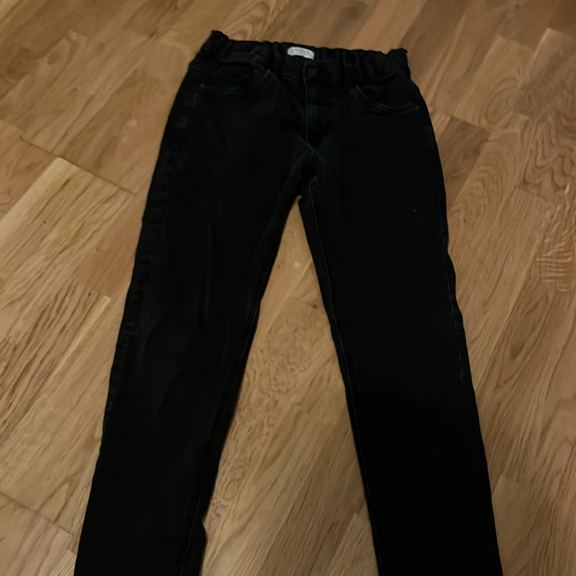 Svarta jeans från Lindex, stl 158 - 1