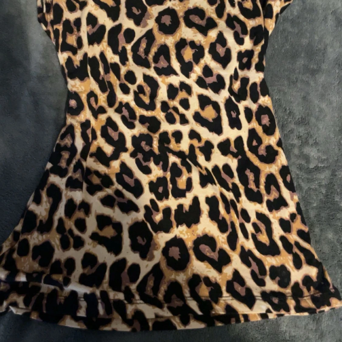 Leopardmönstrad topp  - 1