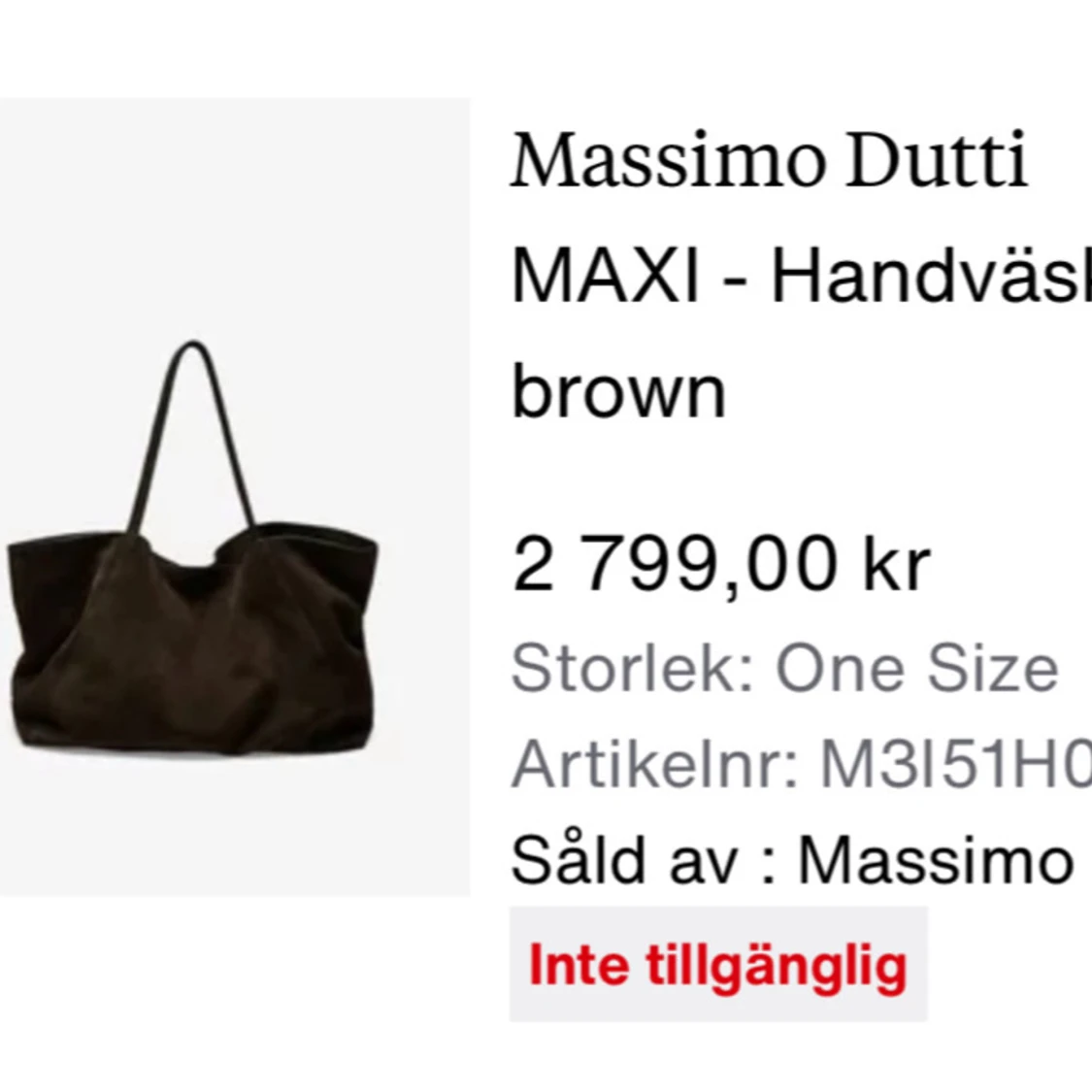 Massimo Dutti Väska