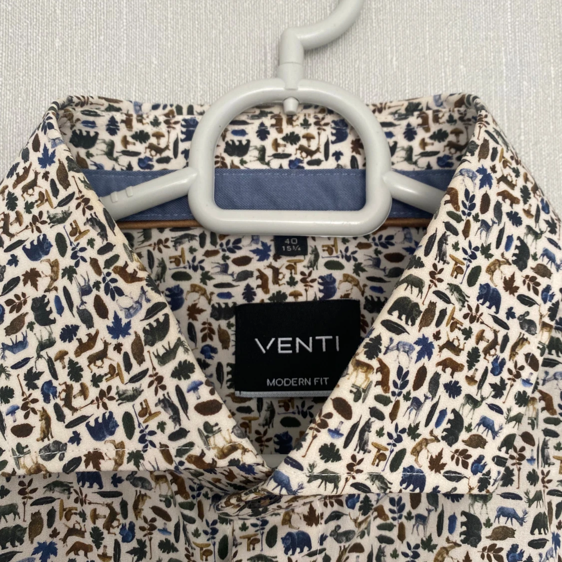 Mönstrad skjorta från Venti, strl 40 - 1