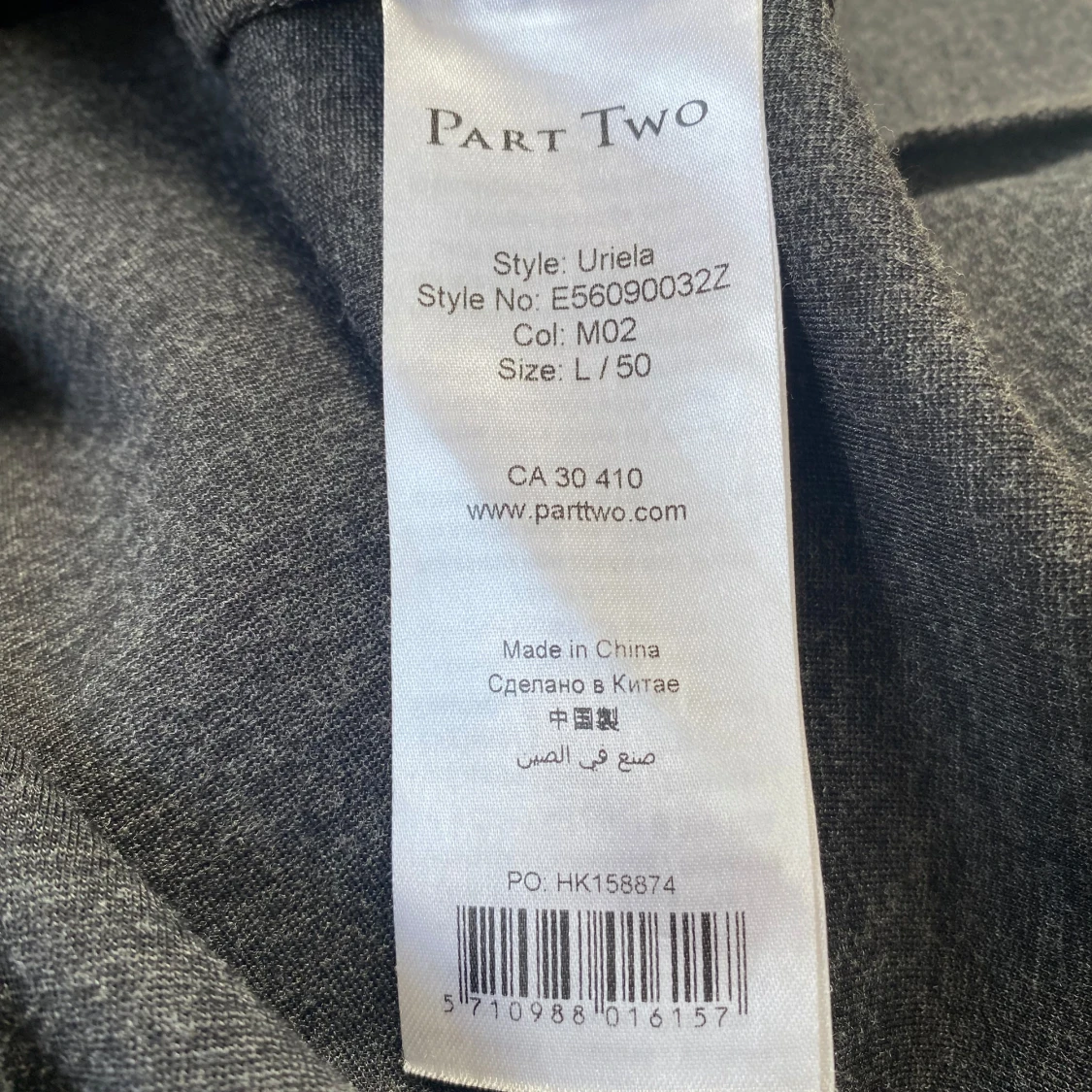 Mörkgrå klänning från Part Two - 3