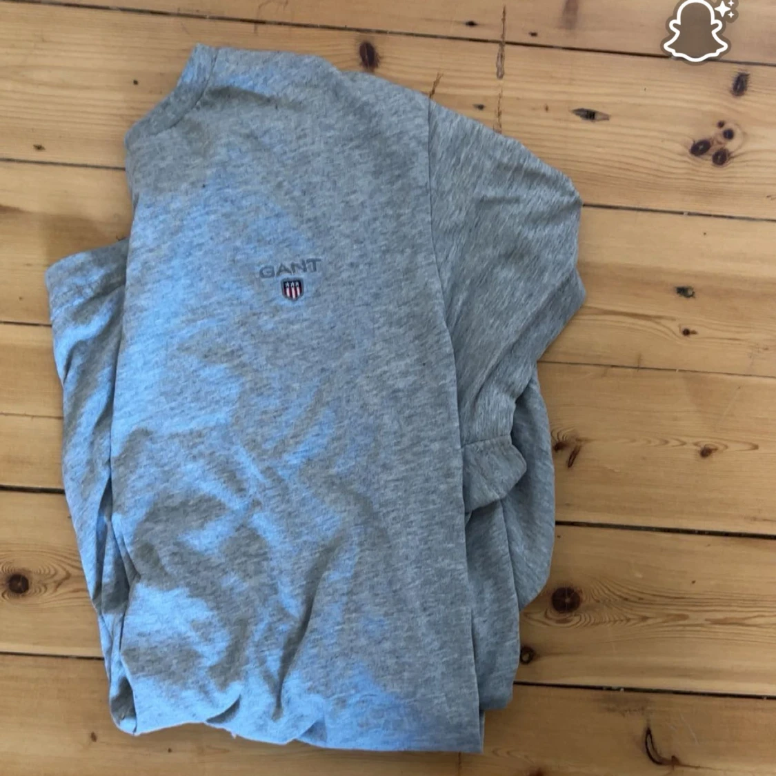 Grå t-shirt från GANT i bomull