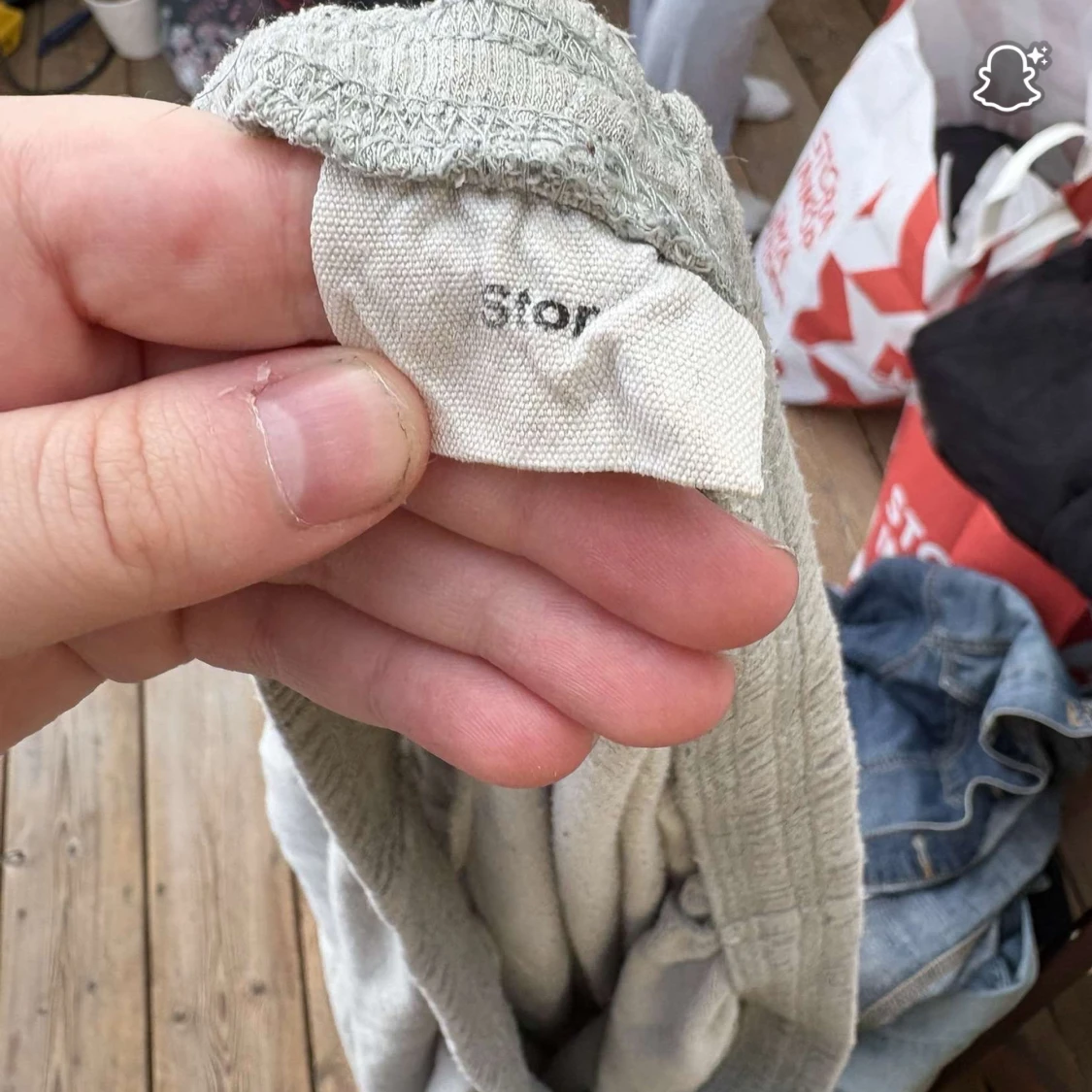 Grå mjukisbyxor med resårmidja - 1