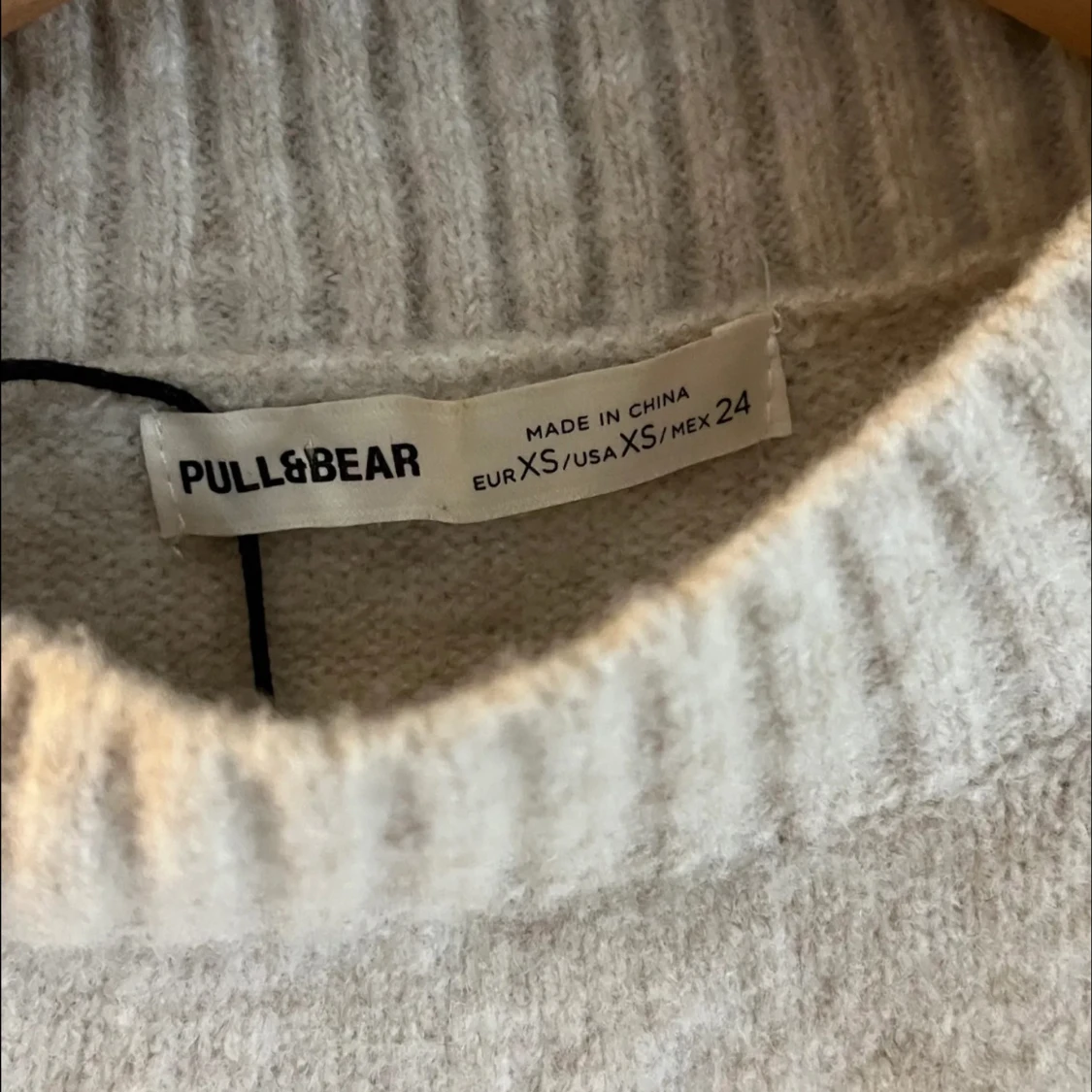 Beige stickad väst Pull&Bear XS - 1