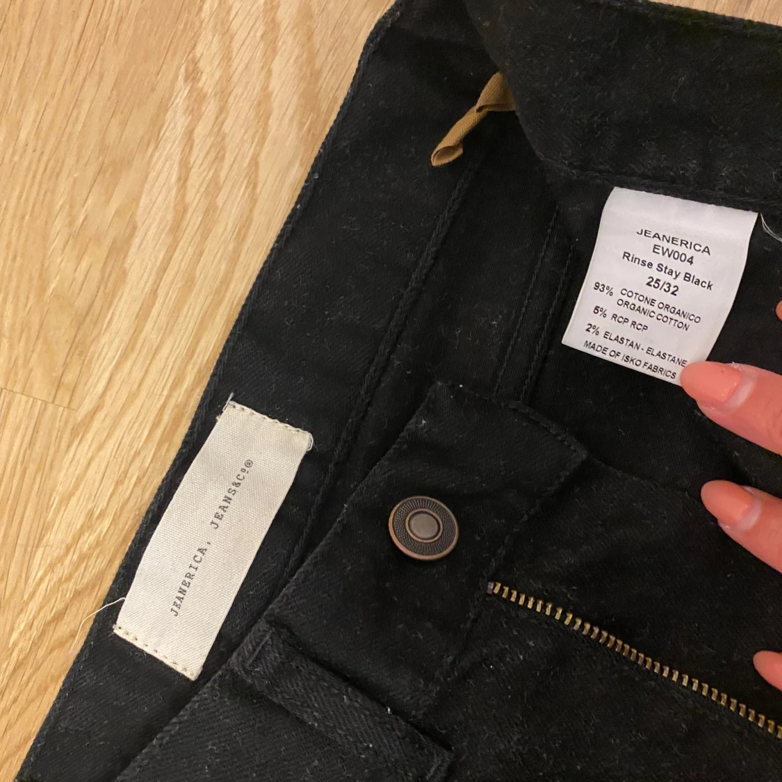 Jeanerica - svarta raka jeans  - 2