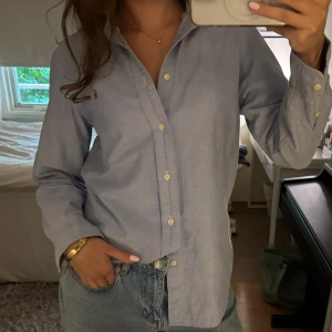 Blå skjorta  - Blå skjorta, herr storlek 16 passar XS-S