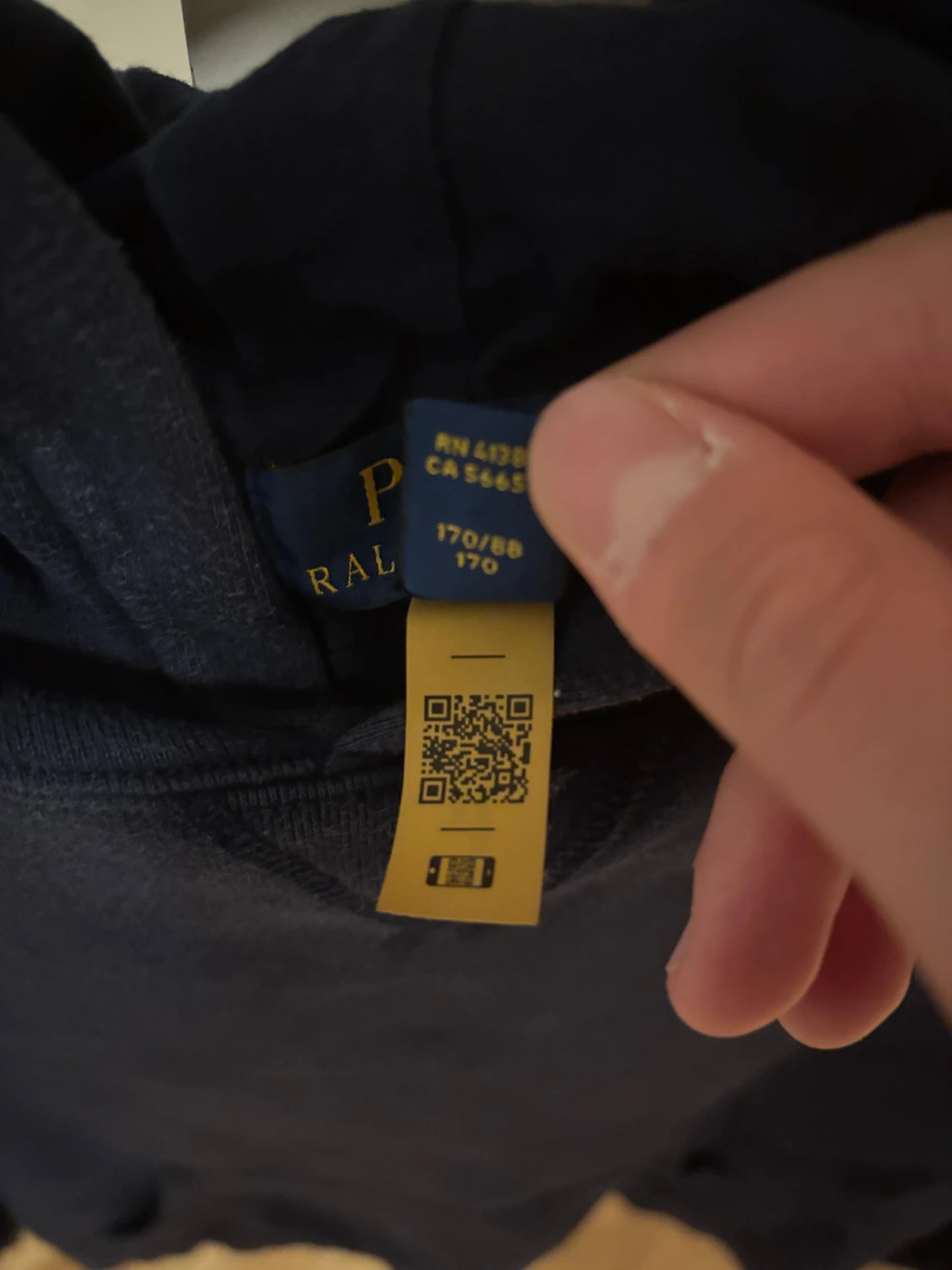 Mörkblå hoodie från Polo Ralph Lauren - 4