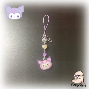 Kuromi charm  - 100% handgjord av mig! Kontakta gärna innan du trycker på köp nu🫶🏻