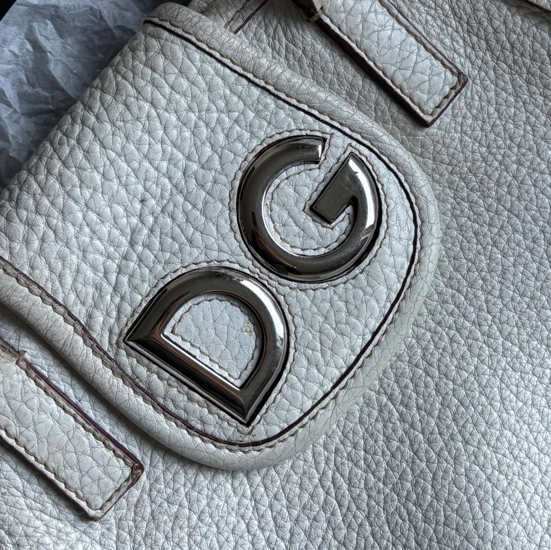 Äkta Dolce & Gabbana handväska i skinn - 3