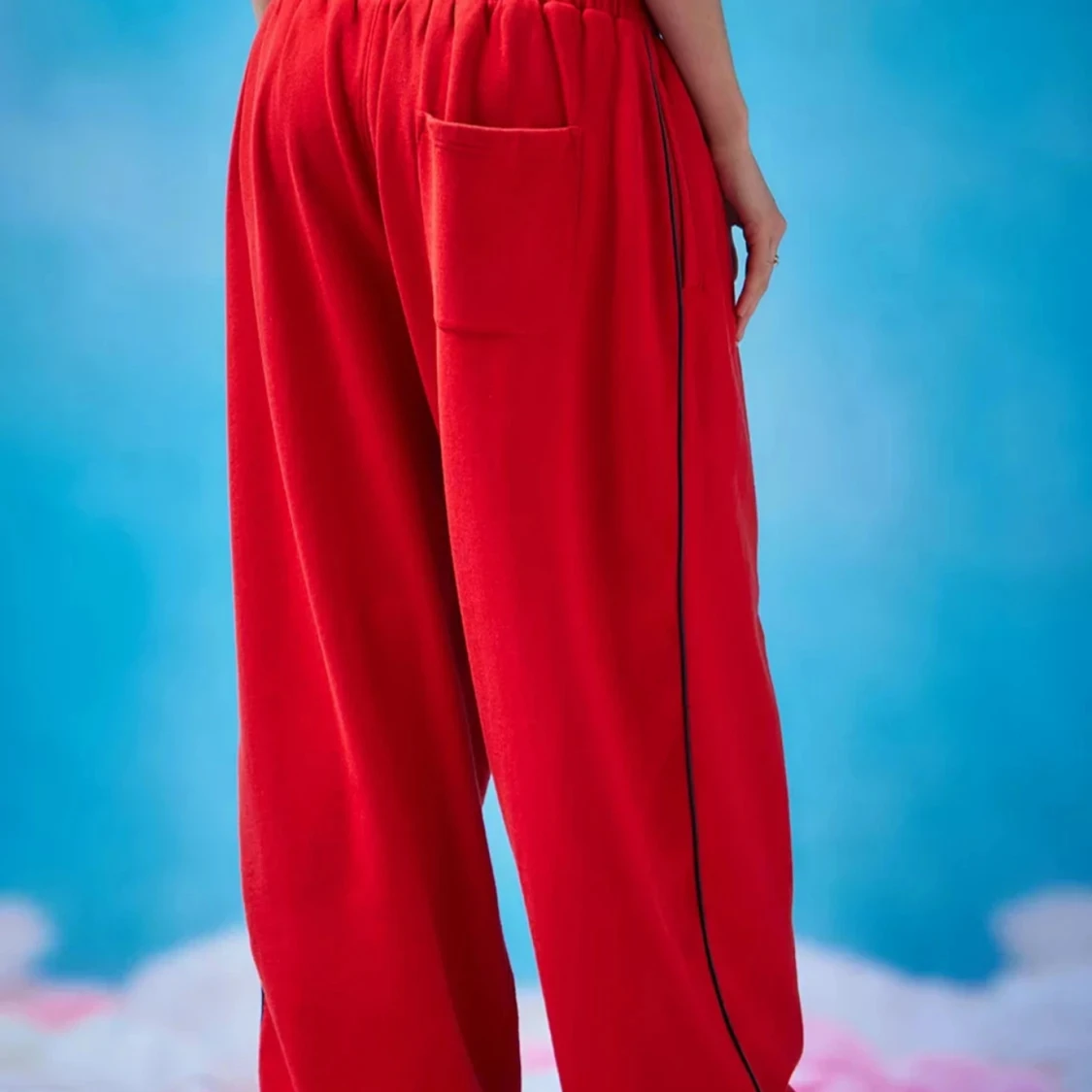 Röda mjukisbyxor Iets frans - 1