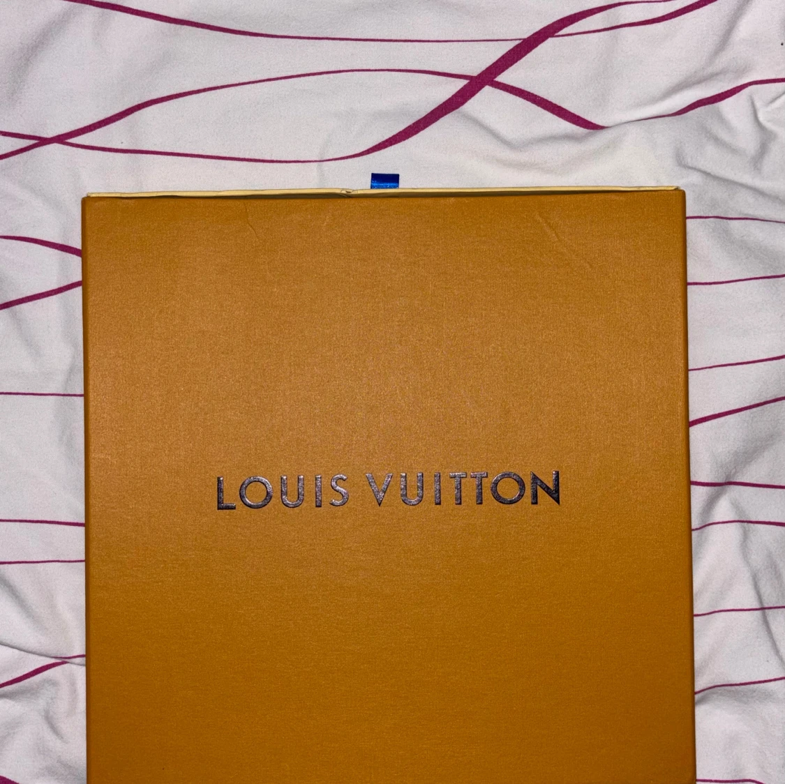 Svarta Louis Vuitton rutiga stickade vantar - 2