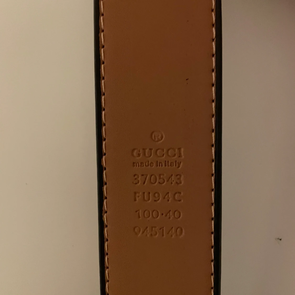 Beigt bälte med silver spänne - 3