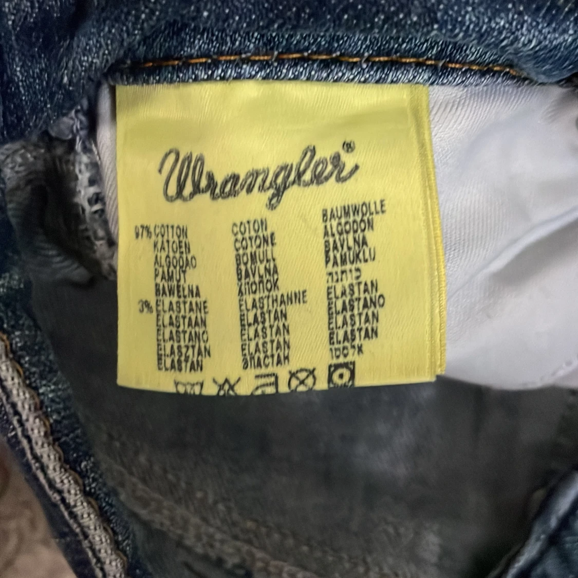 Wrangler blå bootcut jeans - 4