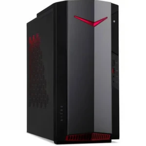 Acer Nitro 11400F Stationär Dator - Acer Nitro 11400F stationär gamingdator med 16 GB RAM och 512 GB lagring. Snygg design med röd LED-belysning, perfekt för spel och krävande uppgifter. Mått: 17,5x38,6 cm, vikt 7,45 kg. Skick: ser ut som ny, inga synliga defekter eller slitage.