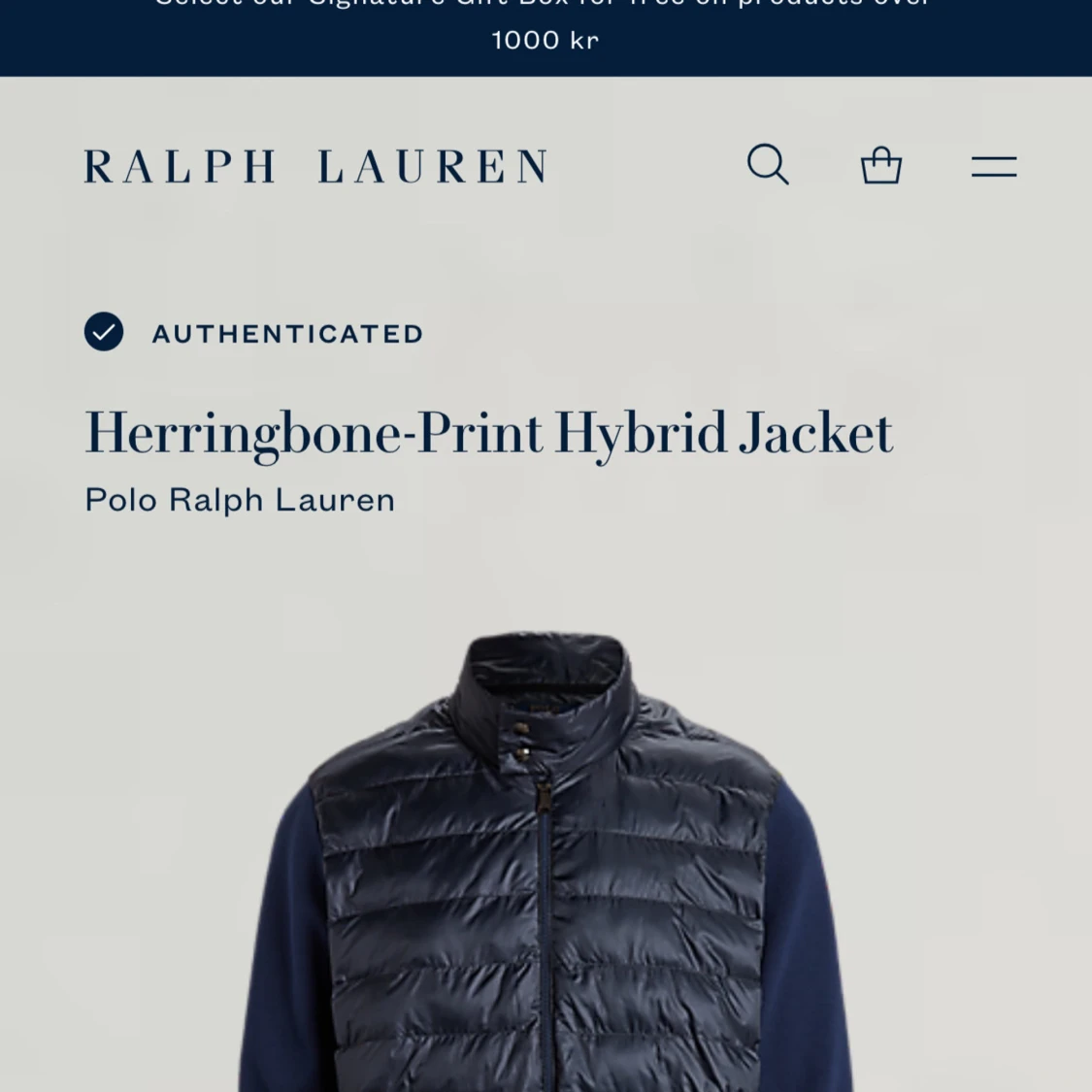 Mörkblå pufferjacka från Polo Ralph Lauren - 4