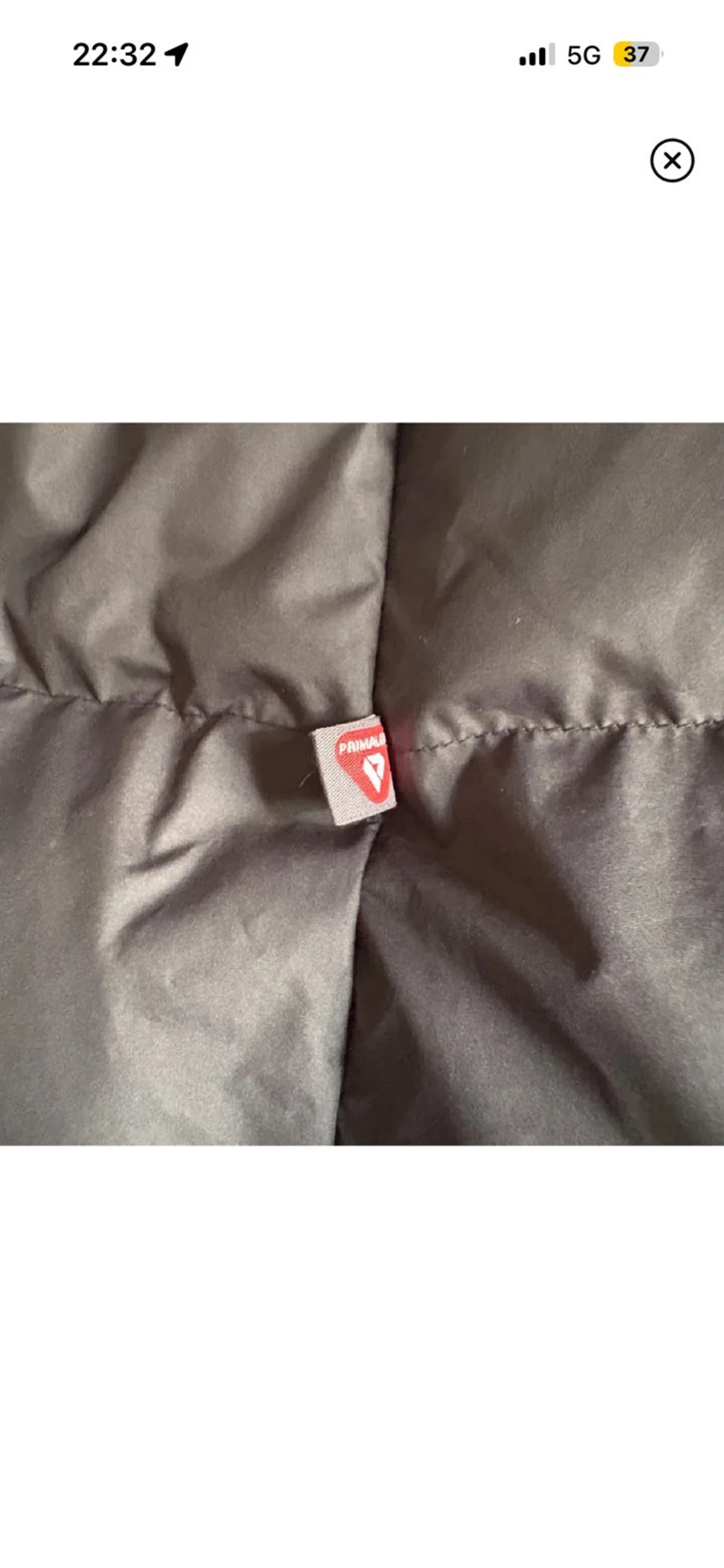 Svart lång Nike pufferjacka XS - 6