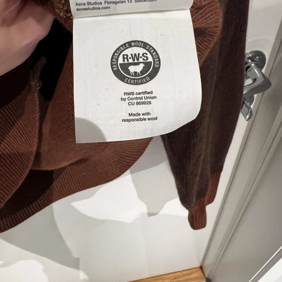 Brun leopardmönstrad kofta Acne Studios - 4