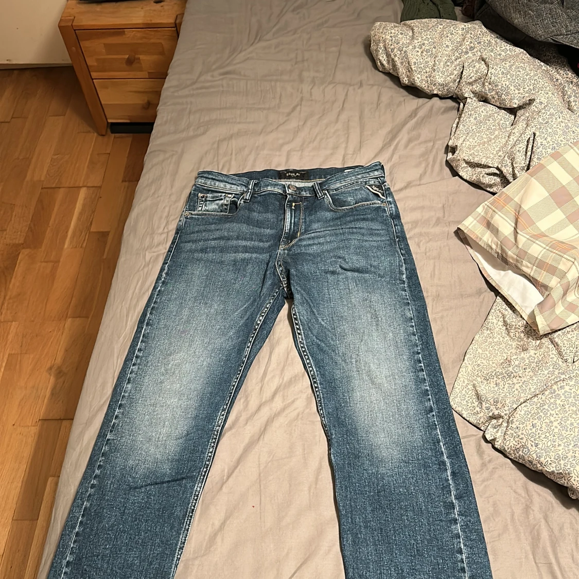 Blå Replay jeans straight fit - 3