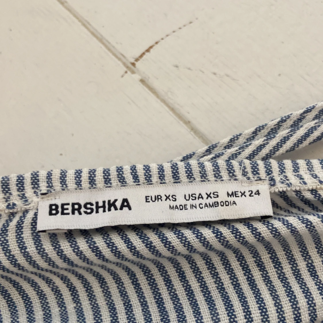 Randig linnetopp från Bershka XS - 2