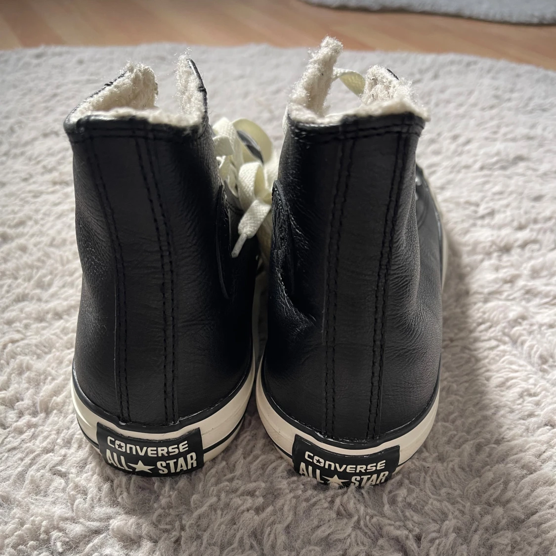 Svarta Converse All Star med foder - 3