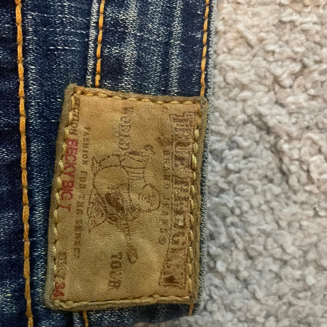 True Religion blå bootcut jeans - 4