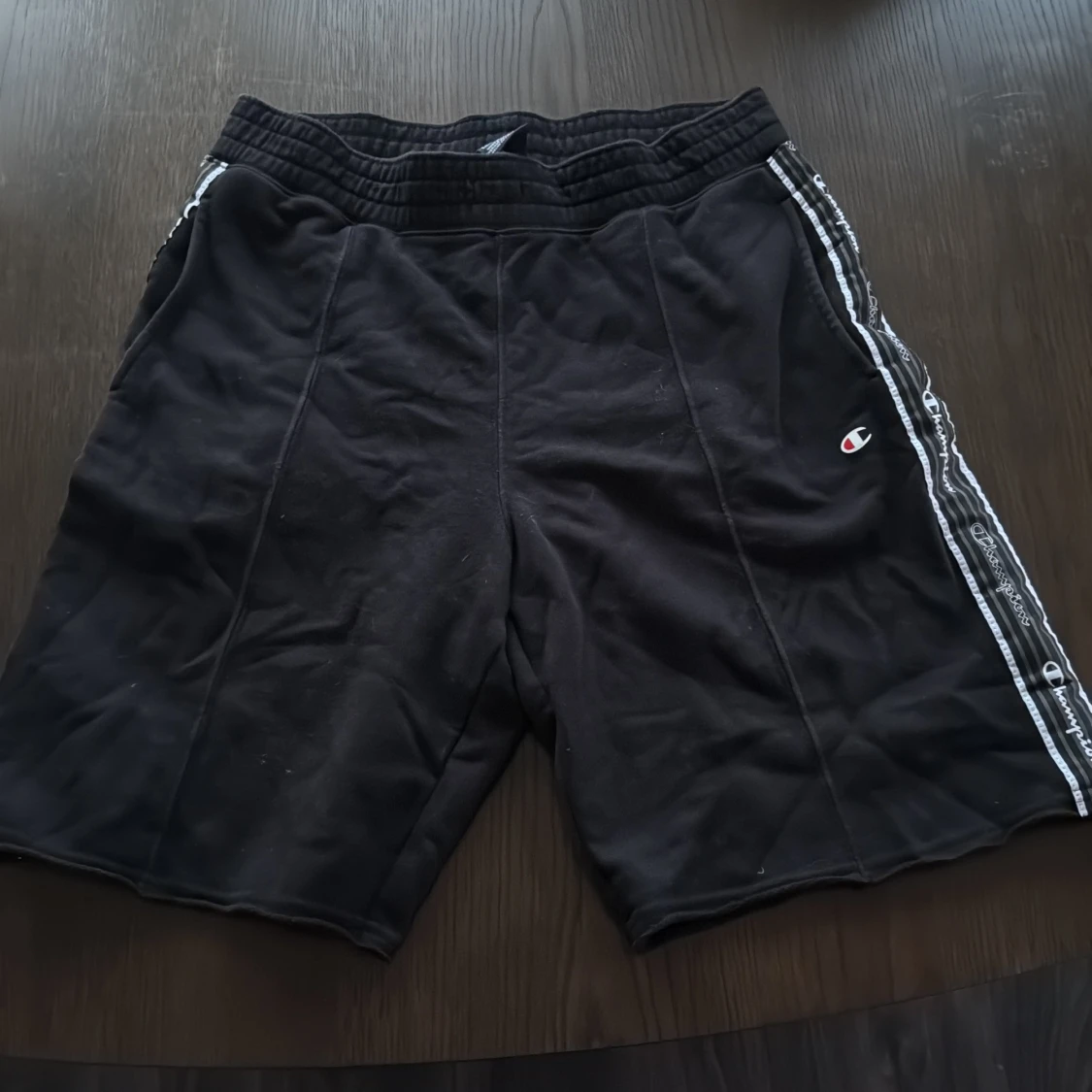 Svarta Champion shorts med logoband