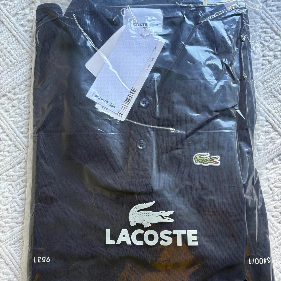 Mörkblå pikétröja från Lacoste - 2
