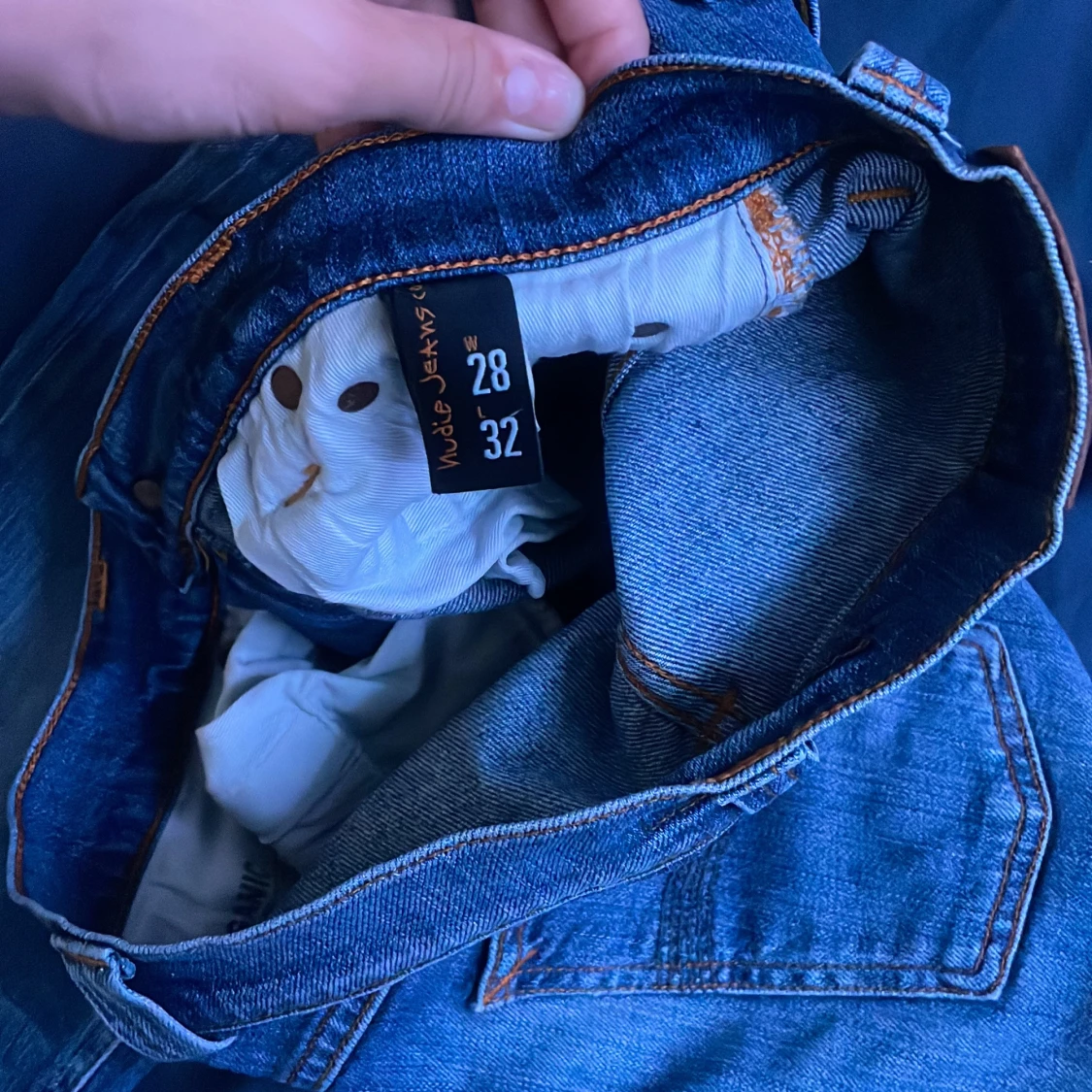 Blå jeans från Nudie Jeans W28 L32 - 2