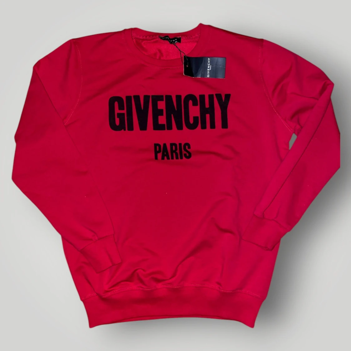 Givenchy paris tröja strl L röd 