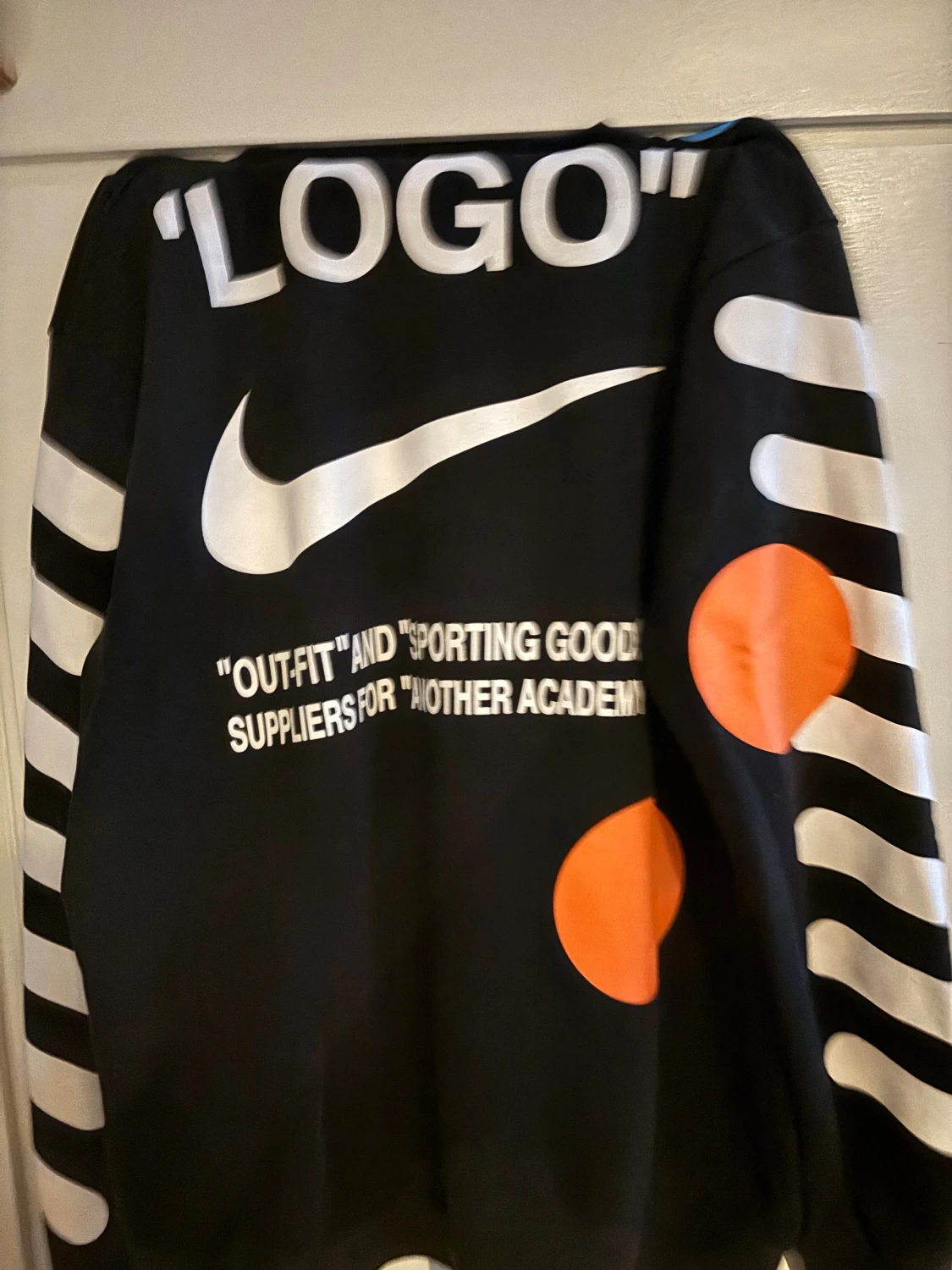 Nike x Off-White svart sweatshirt XL - 1