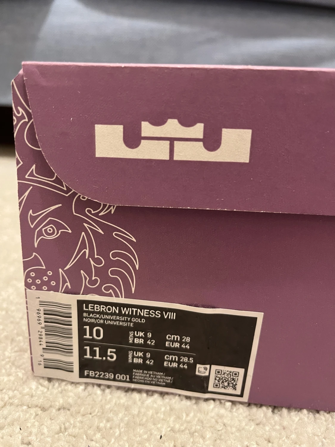 Svarta Nike LeBron Witness sneakers - 4