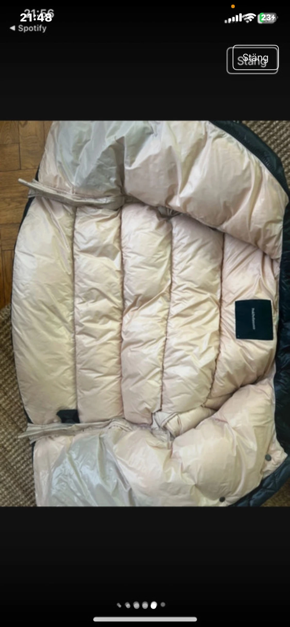 Svart pufferjacka Peak Performance - 4