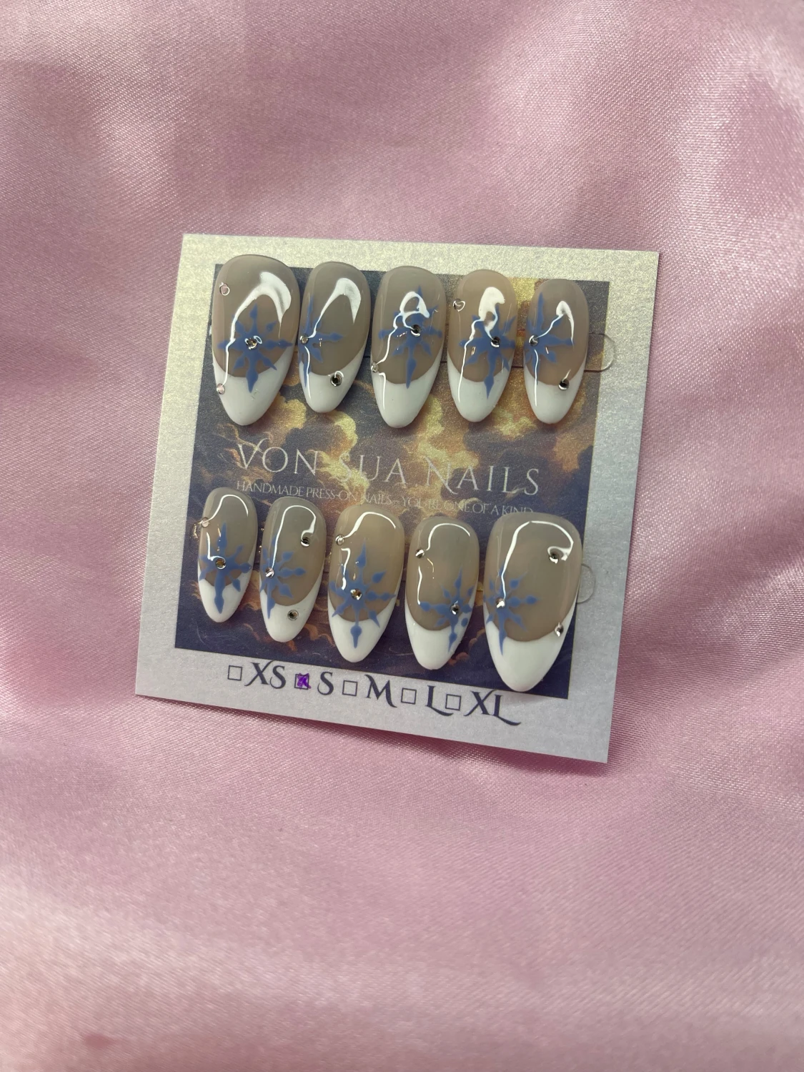 Snowflake ❄️(S);Medium Almond - 1