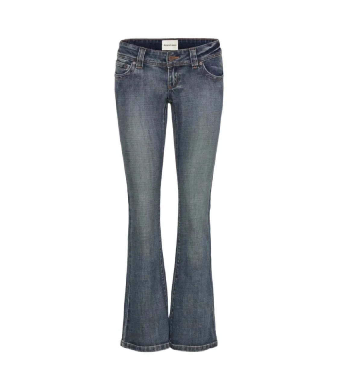 Blå bootcut jeans från Abrand - 1