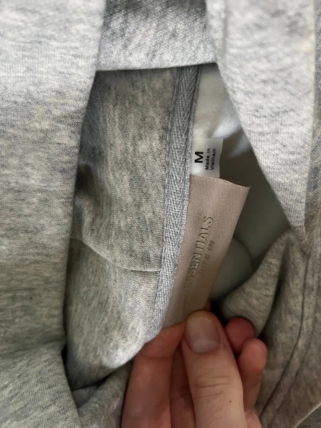 Grå Essentials Fear of God hoodie - 3