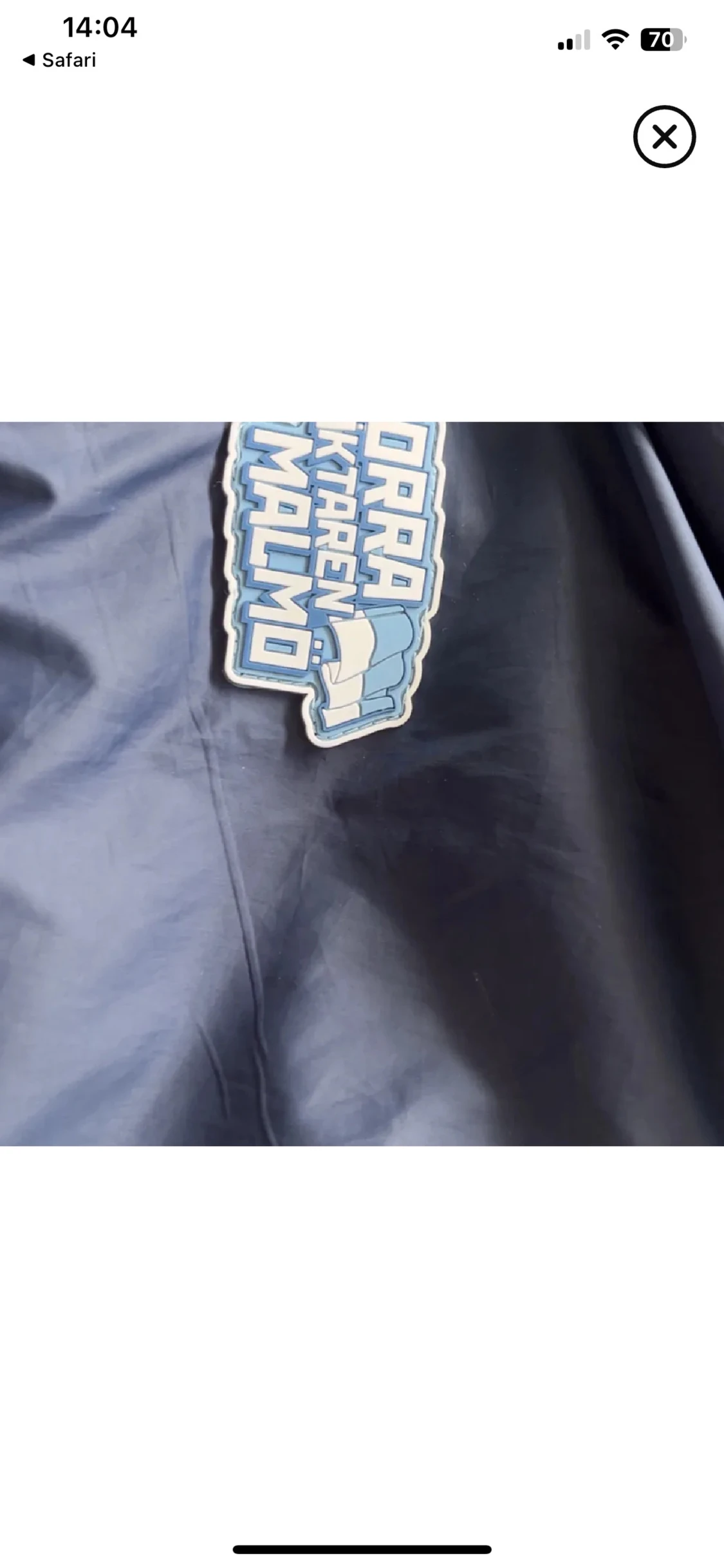 Söker norra läktaren Malmö vind jacka  - 1