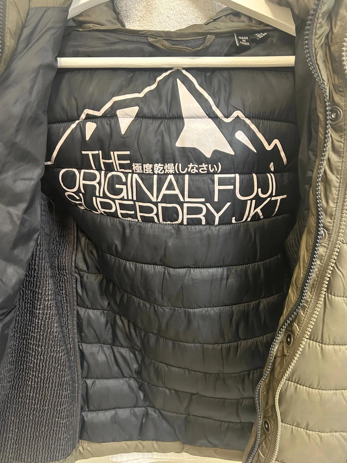 Superdry grön dunjacka - 3