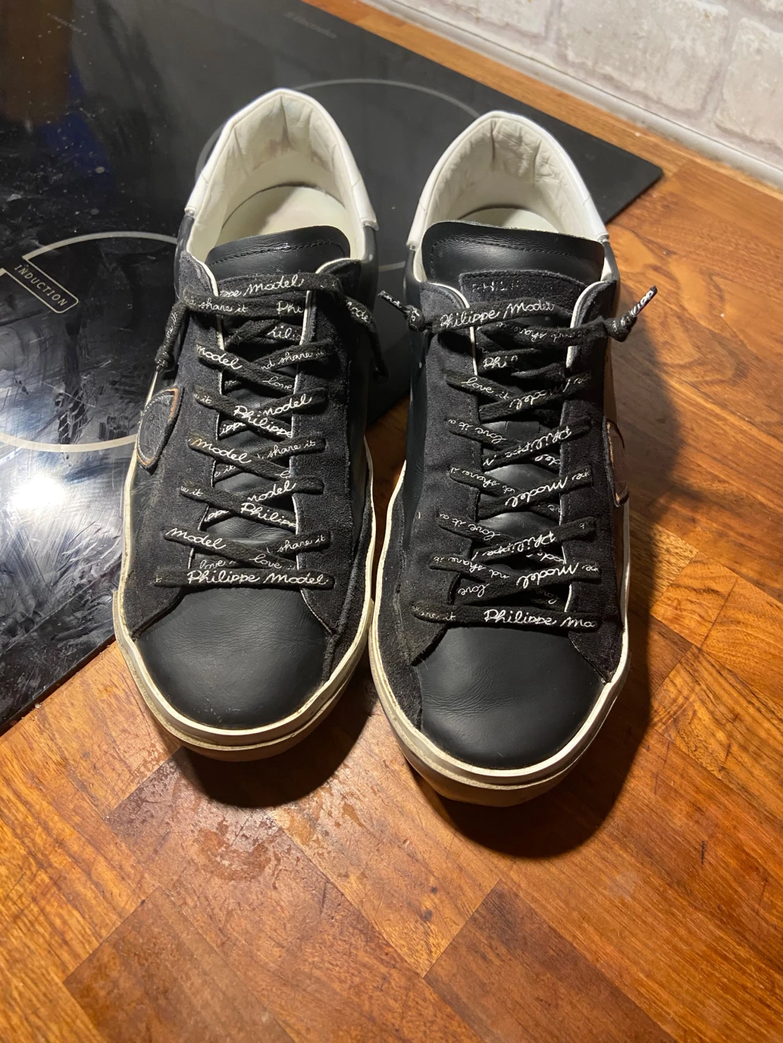 Svarta Philippe Model sneakers - 3