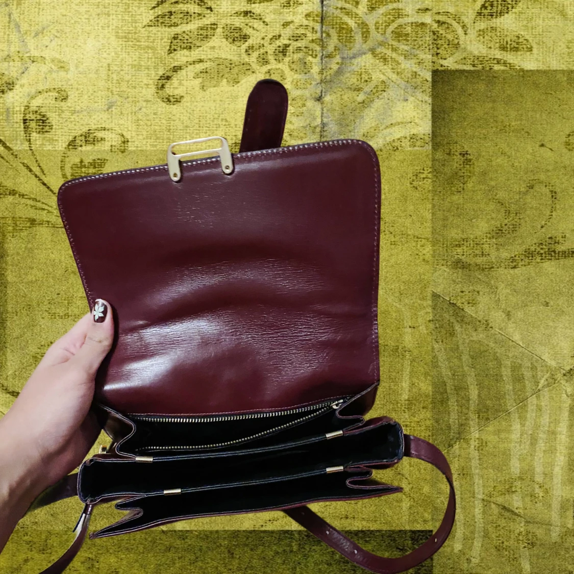  axelväska i skinn - 3