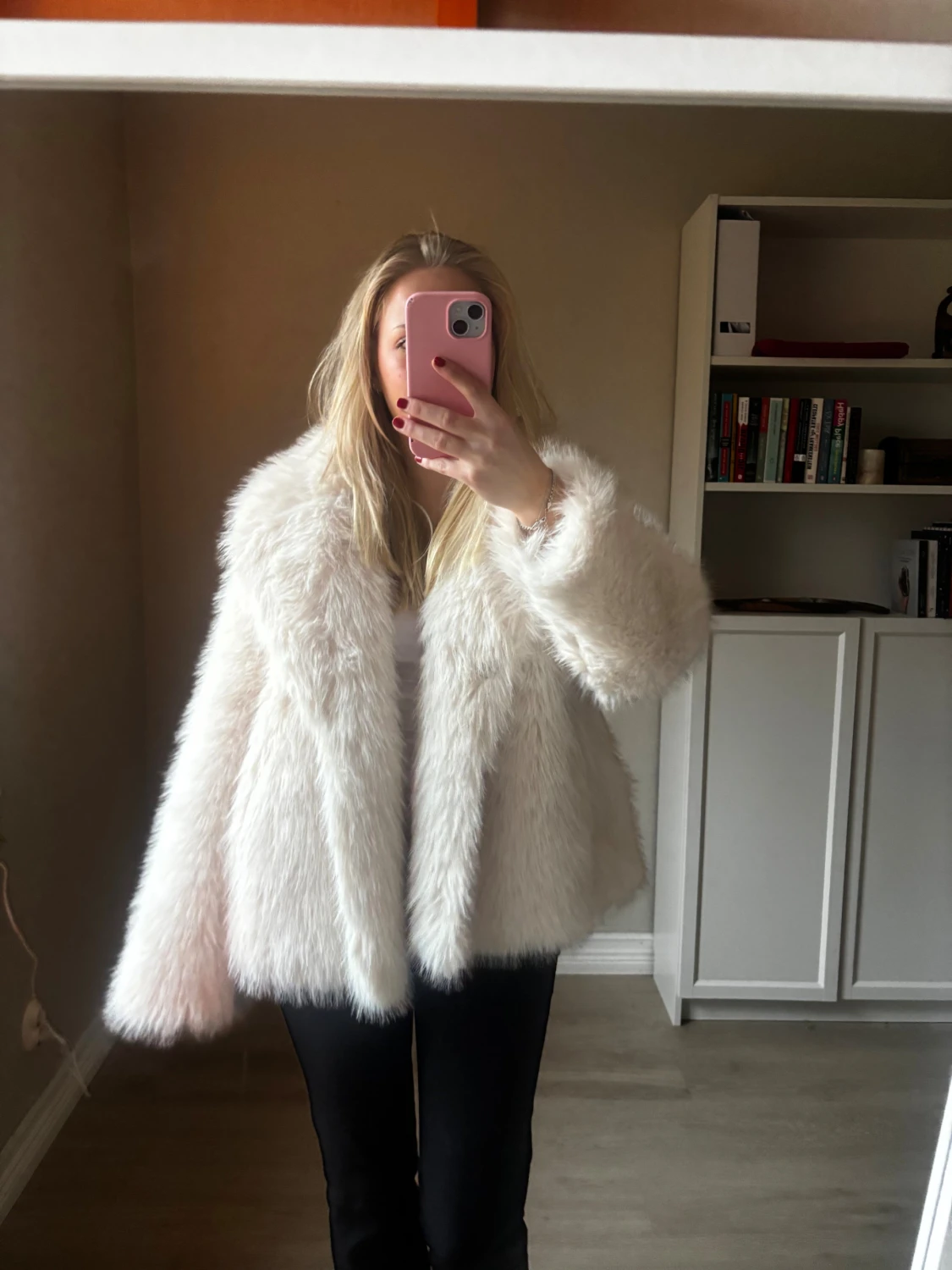 Vit pälsjacka Carin Wester  - 2