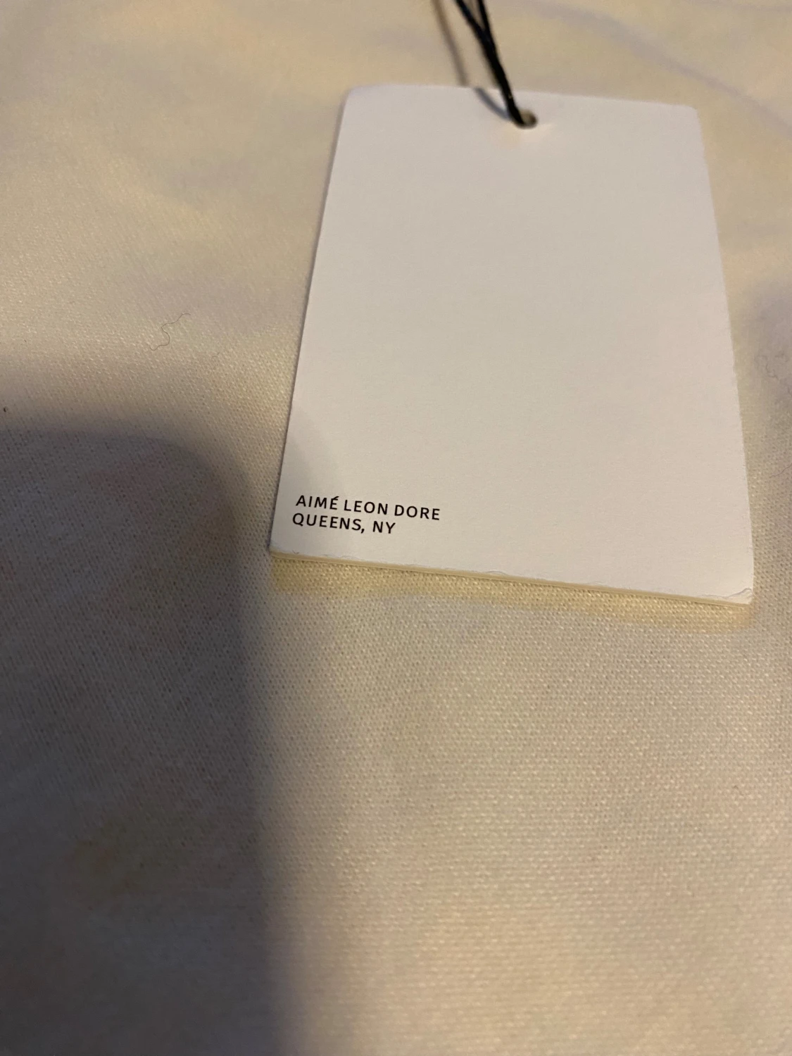 Aimé Leon Dore creme t-shirt med tryck - 5