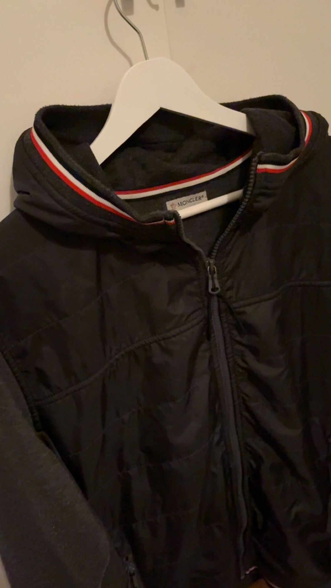 Moncler grå vind jacka /kofta  - 1