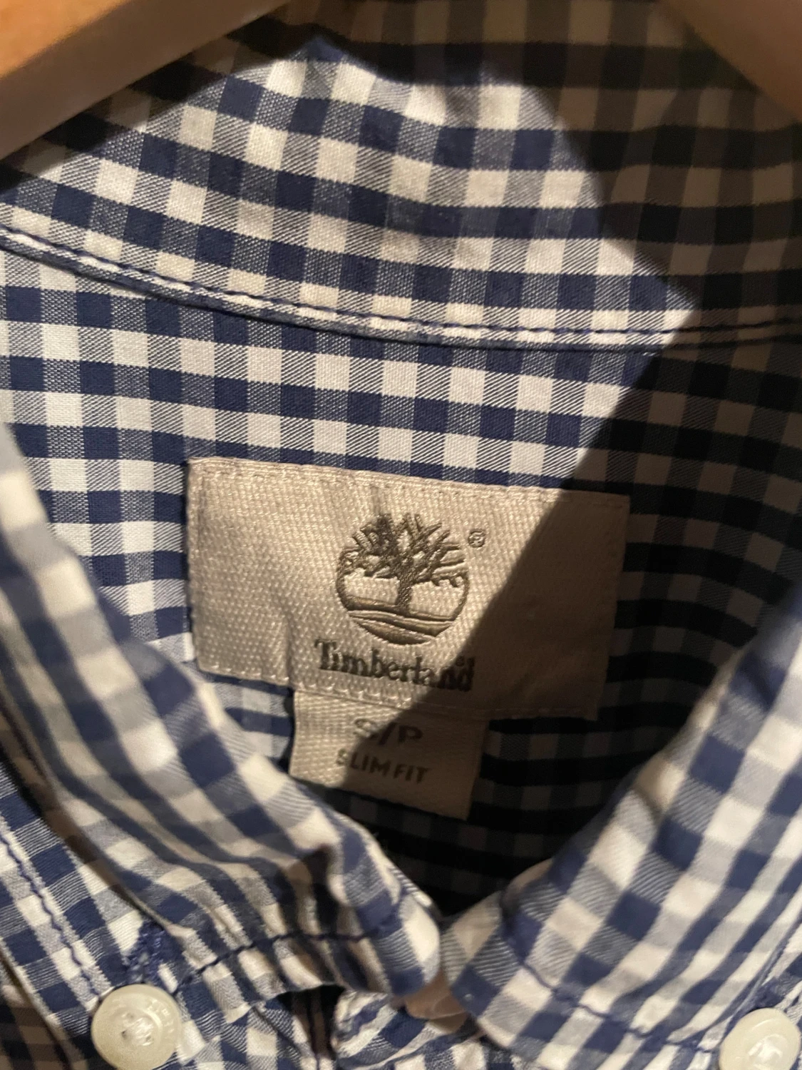 Blårutig skjorta från Timberland - 2