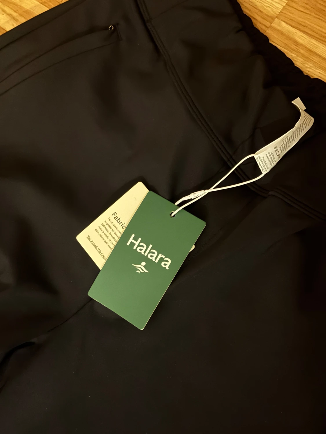 Svarta bootcut byxor från Halara