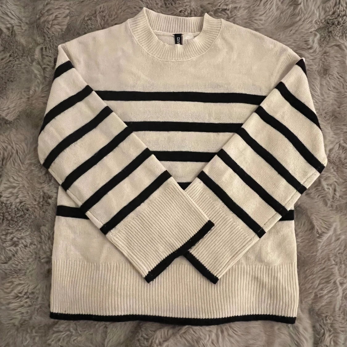 Randig stickad tröja från H&M Divided