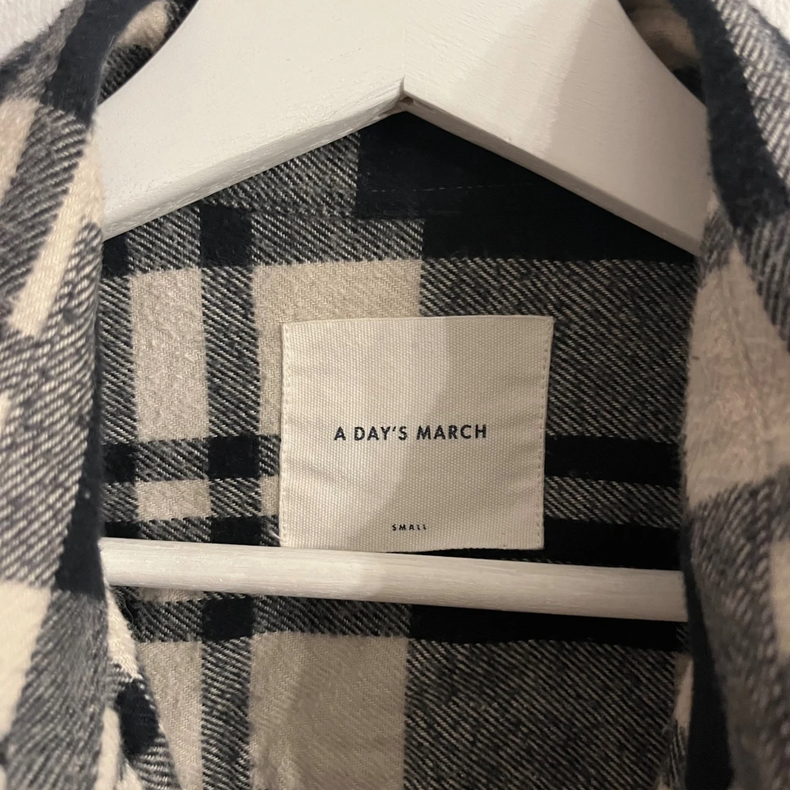 Rutig flanell overshirt från A Day's March - 1