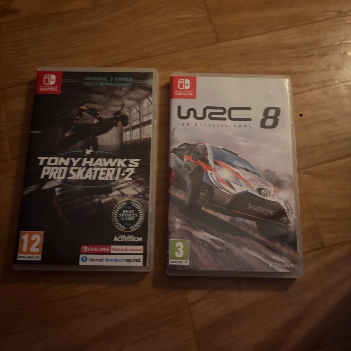 Nintendo Switch spel: Tony Hawk's Pro Skater 1+2 & WRC 8