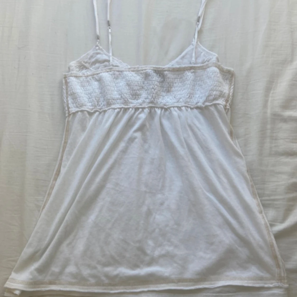 Vit kortklänning Abercrombie & Fitch - 1